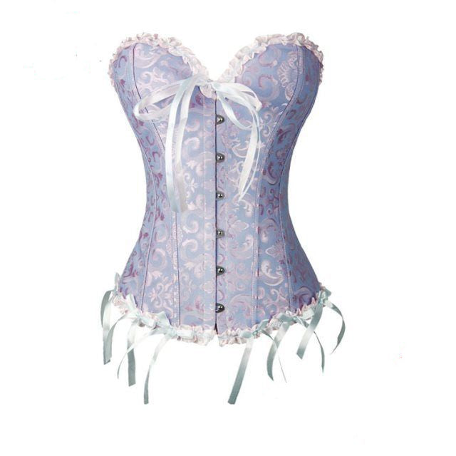 Lace Push Up Corset Waist Cincher