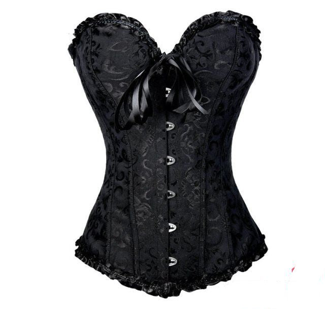 Lace Push Up Corset Waist Cincher