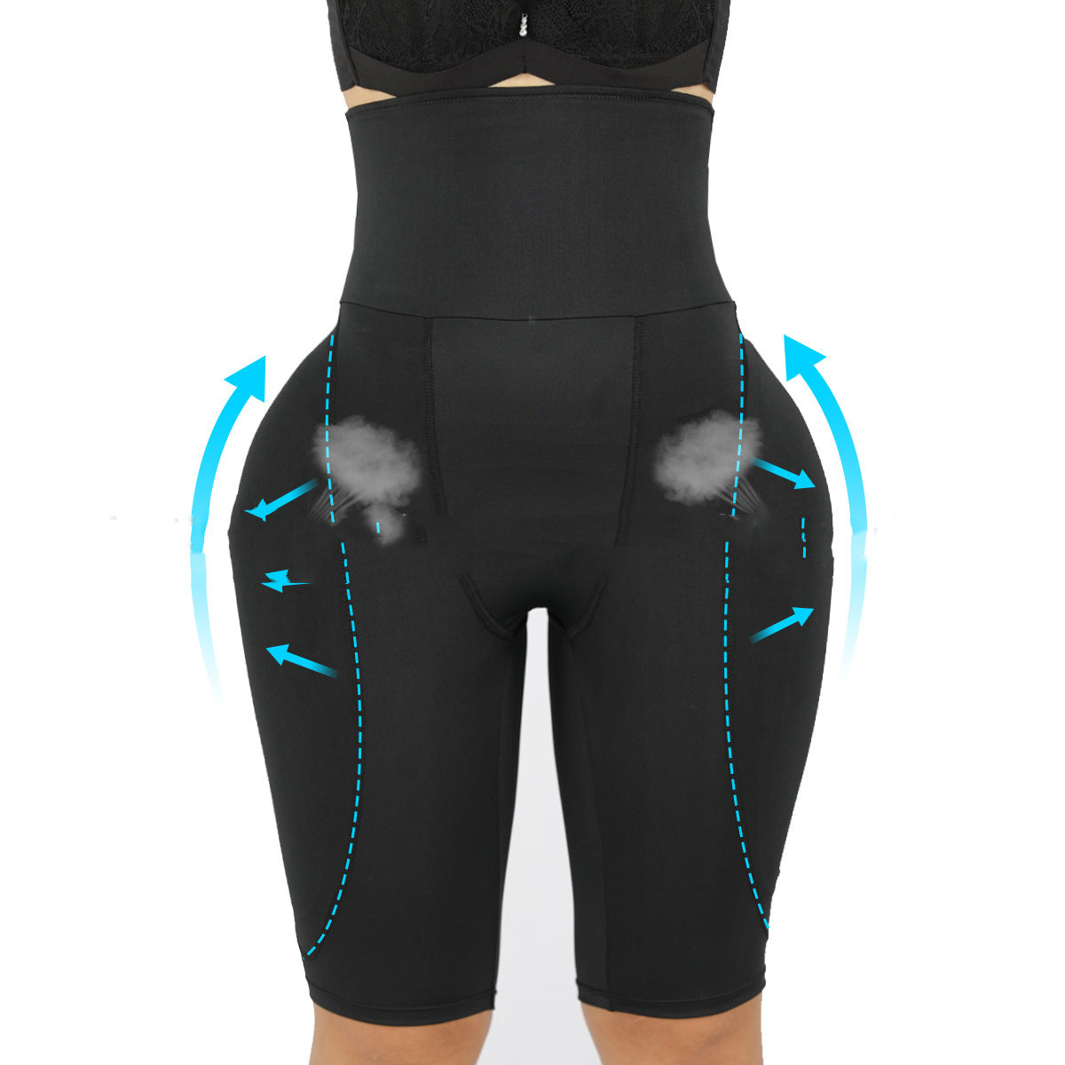 Waist Slimmer and Lower Body Curve Creating Biker Shorts