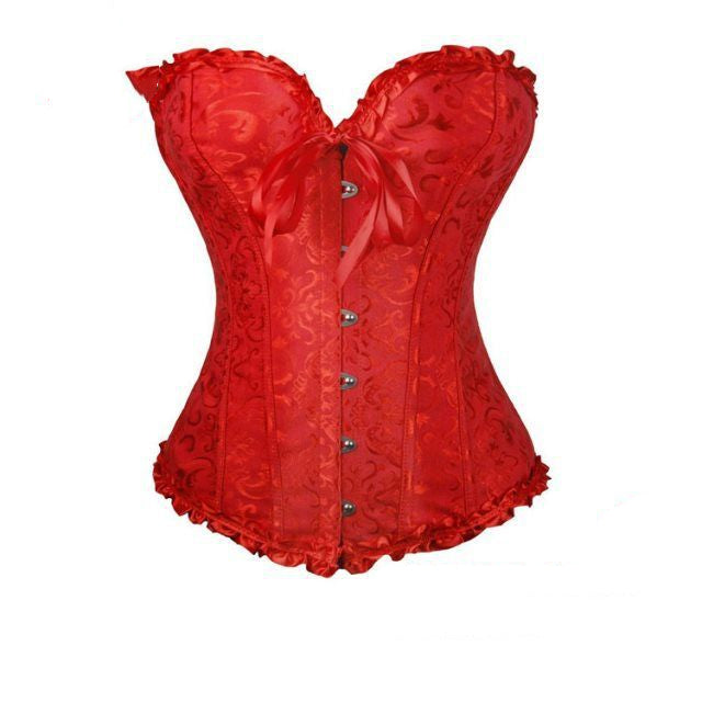 Lace Push Up Corset Waist Cincher